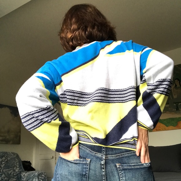 Max Azaria Color Block Sweater - Picture 3 of 11